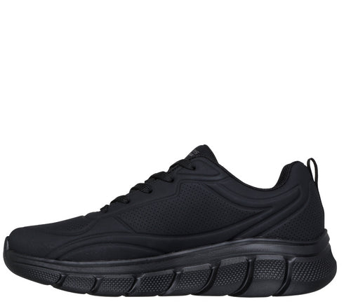Pantofi sport, barbati, SKECHERS BOBS B FLEX - ARCTIC 118110-BBK negru, piele ecologica